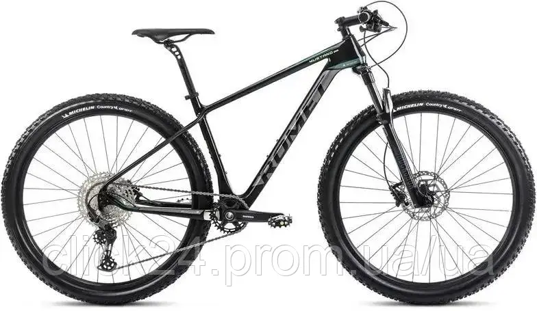 Romet Mustang Evo 3 Czarny-Zielony 29 2024