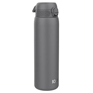 Пляшка для води металева ION8 1200 мл. Stainless Steel , Grey, сіра