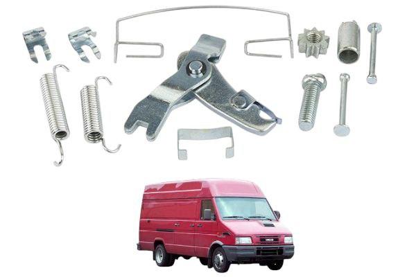 Пружини колодок ручника + регулятор/важіль, комплект на бік Iveco Daily E2 (42556902)
