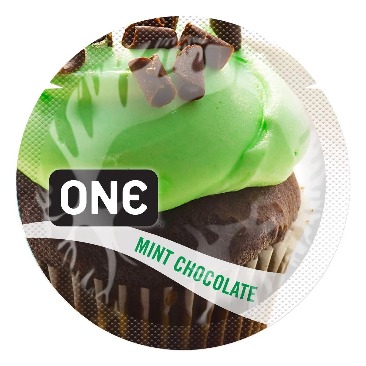 Набір оральних презерватив One Flavor Waves Mint Chocolate зі смаком м'яти з шоколадом (ціна за 5 шт.)