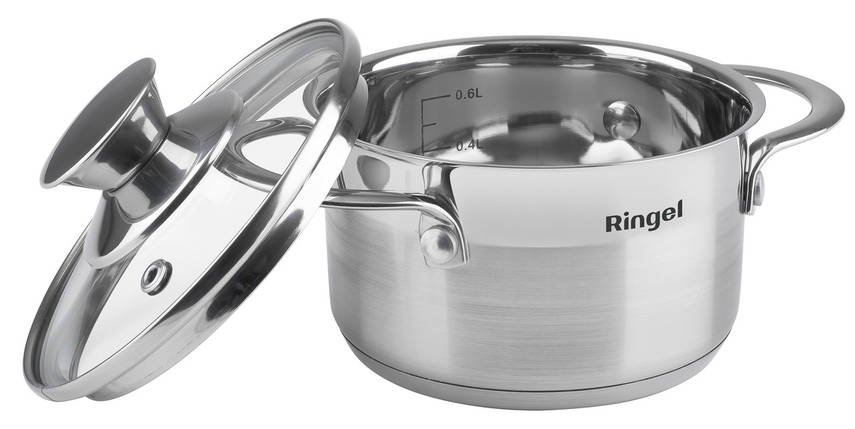 Каструля RINGEL Kinder Каструля 12 см (0.6 л) з кришкою (RG-2006-12), фото 2