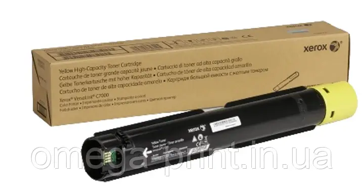 Тонер картридж Xerox VL C7000 Yellow (10100 стор) (106R03766)