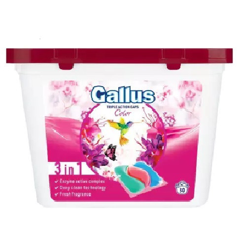 Капсули для прання Gallus Double Action Pods 30 шт