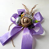 Прикраса на Великодній кошик | Декор на Пасхальну козину | Пасхальний декор | Великодный декор на кошик, фото 2