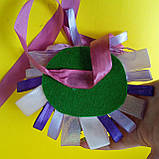 Прикраса на Великодній кошик | Декор на Пасхальну козину | Пасхальний декор | Великодный декор на кошик, фото 2