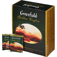 Чай Greenfield 100 пак чёрный Golden Ceylon