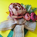Прикраса на Великодній кошик | Декор на Пасхальну козину | Пасхальний декор | Великодный декор на кошик, фото 2