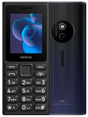 Телефон Nokia 110 TA-1694 DS 2024 Black UA, фото 1