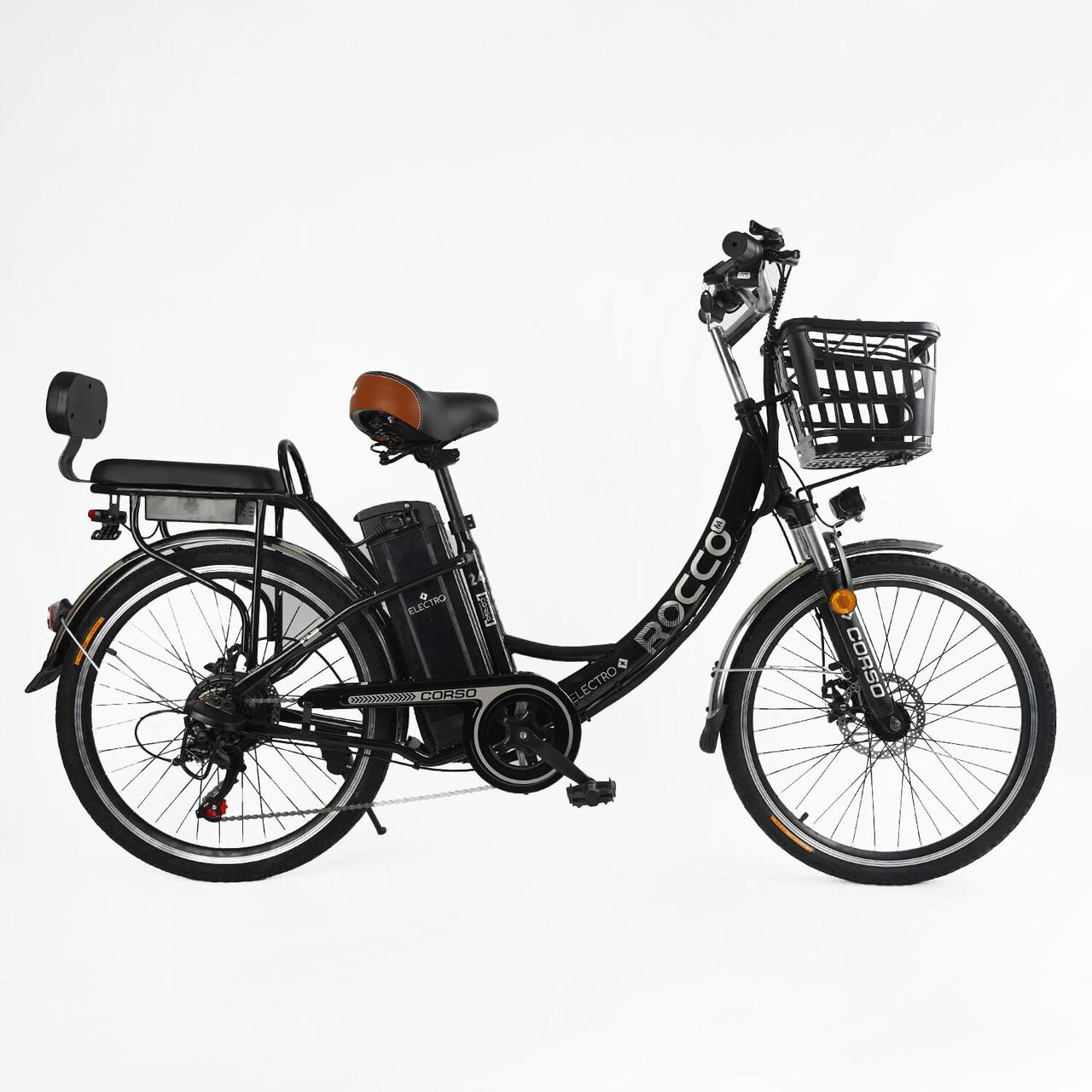 Електровелосипед 24" Corso ROCCO RC-20515 500W 48V20AH чорний