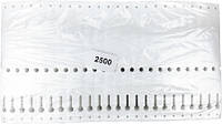 Етикетки-петельки садові Tyvek 1,27х16см білі 2500 шт.