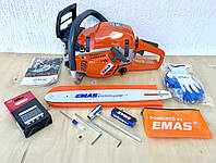 Бензопила EMAS 509 (3.2 к.с) + ПОДАРУНОК + шина EMAS 38 см + ланцюг OREGON 64 ланки; 0,325 крок; паз 1.5 мм