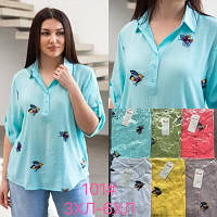 Сорочки жіночі (Розміри: 52-60) "Лен"