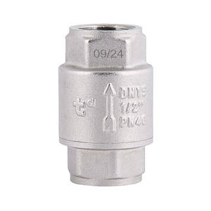 Зворотній клапан Thermo Alliance Forte 1/2" ВВ нікельований з латунним штоком TAF240W15