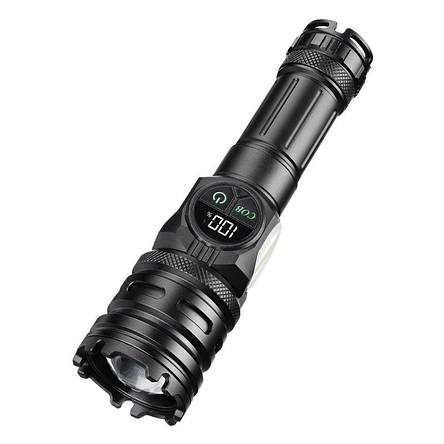 Ліхтар ручний CB-A280-TG+COB, Li-Ion акумулятор, power bank, ЗУ Type-C, 3 фільтри, магніт, zoom, фото 1
