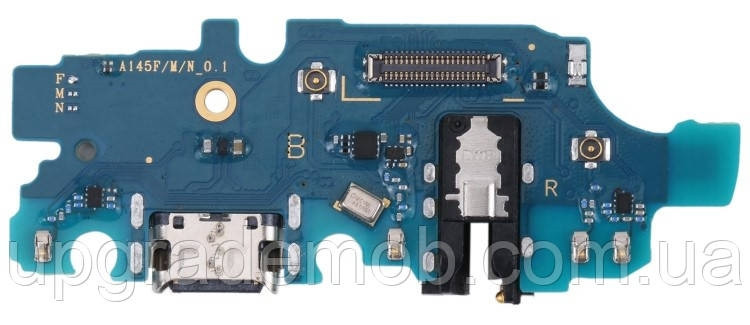 Шлейф Samsung A145F Galaxy A14 з роз'ємом зарядки,  з мікрофоном ОРИГІНАЛ, фото 1