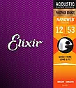 Струни для акустичної гітари Elixir PB NW L (3 Pk) (12-53) - Сет з трьох комплектів, фото 3