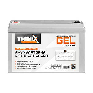 Акумуляторна батарея гелева 12В 100Аг Trinix TGL12V100Ah/20Hr GEL (44-00011), фото 1