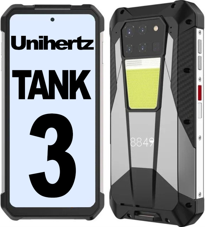 Смартфон Unihertz Tank 3 16/512GB Black Laser Rangefinder, фото 1