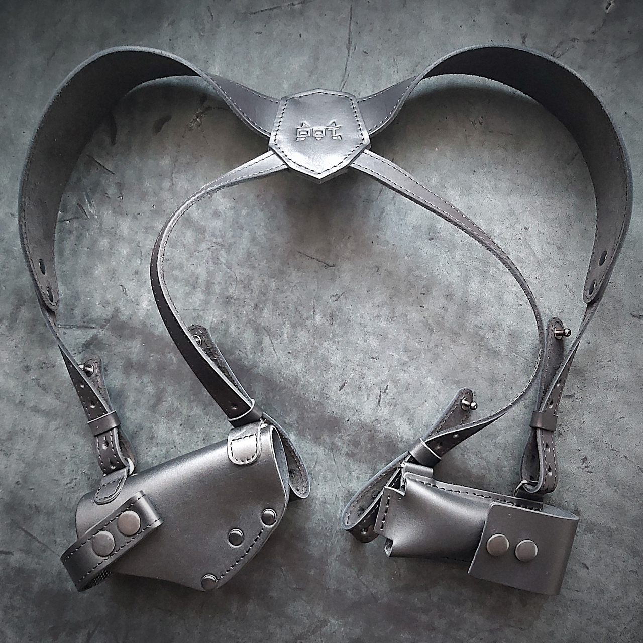 Кобура оперативна для ТТ прихованого носіння з натуральної шкіри чорна