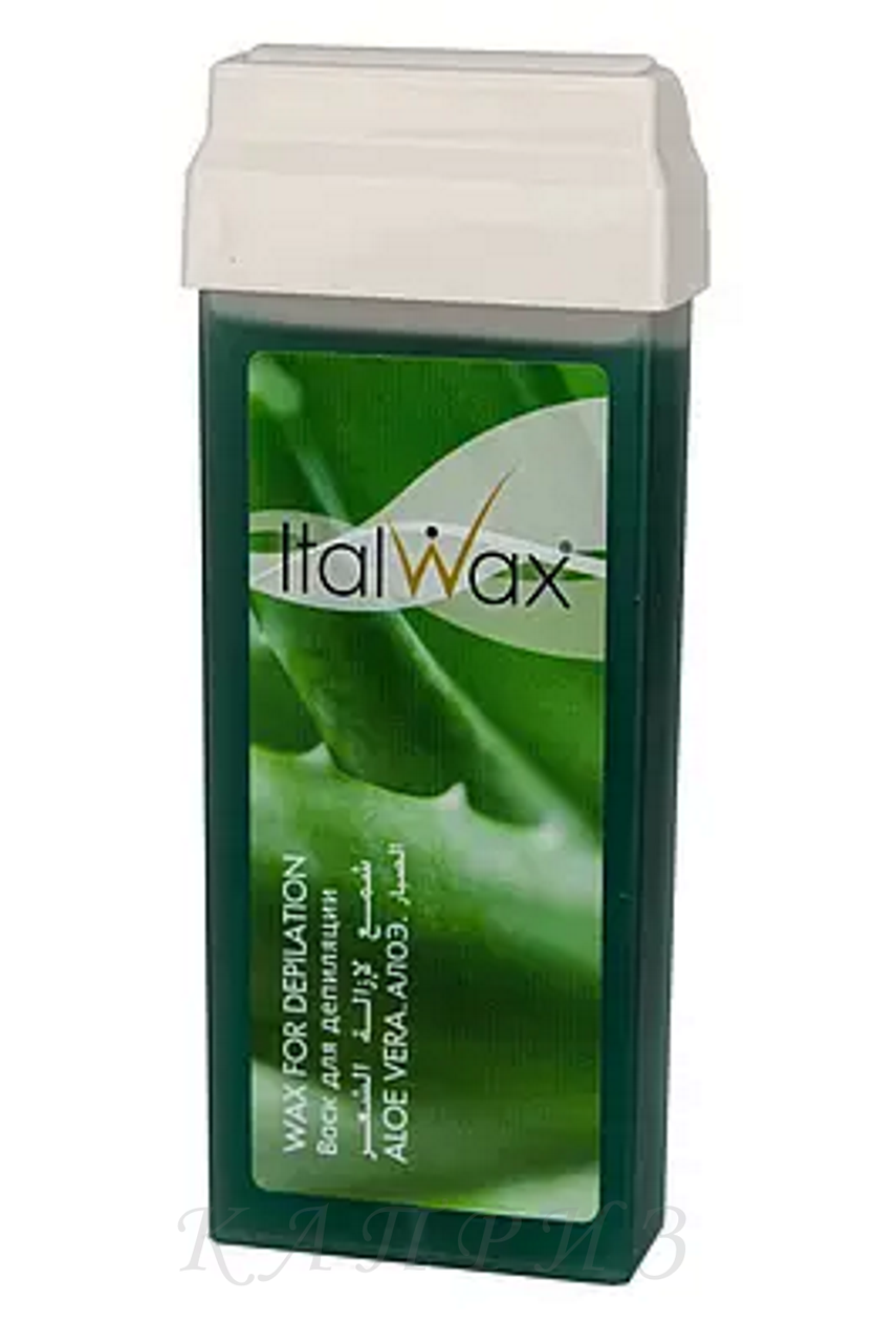 Віск для депіляції ItalWax Алое Вера в картриджі 100 мл, фото 1