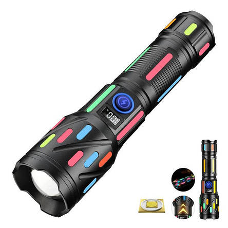 Ліхтар night vision fluorescence CB-G706-TG, 1x26650, power bank, ЗУ Type-C, zoom, Box, фото 1