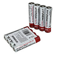 Батарейка HYUNDAI R3АAA Shrink 4 Heavy Duty
