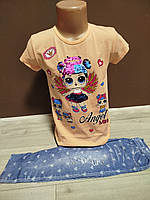 Дитячий костюм для дівчинки Лол Туреччина туніка+бриджі 4-8 роки