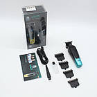 Тример акумуляторний з дисплеєм + 4 насадки, VGR V-996 / Машинка для стрижки волосся / Тример для стрижки, фото 10