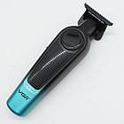 Тример акумуляторний з дисплеєм + 4 насадки, VGR V-996 / Машинка для стрижки волосся / Тример для стрижки, фото 8