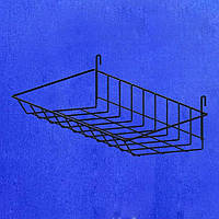 Кошик - полиця навісна на сітку 50х15, чорна