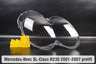 Скло фари Mercedes-Benz SL-Class R230 (2001-2007) дорест праве