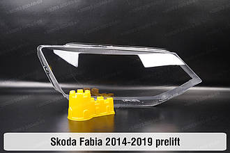 Скло фари Skoda Fabia (2014-2019) дорест праве