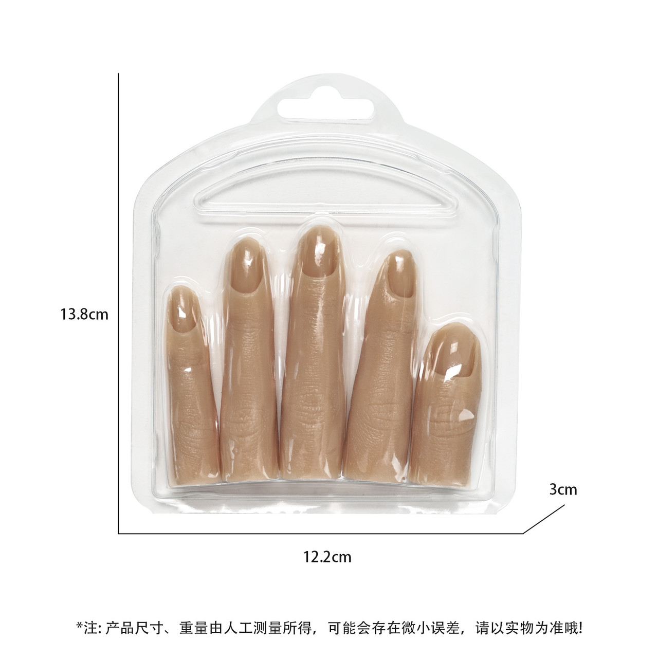 Набір силіконових тренувальних пальців для навчання , дизайну нігтів.