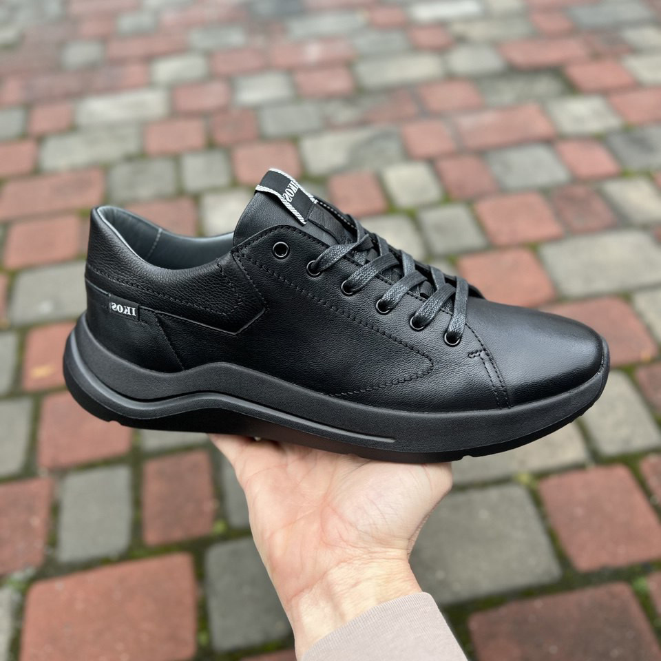 Шкіряні чоловічі кросівки Ікос 40 41 42 43 44 розмір, фото 1