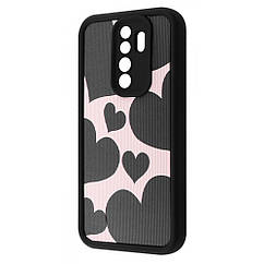 Чехол WAVE Artfull Case Xiaomi Redmi 9 black hearts