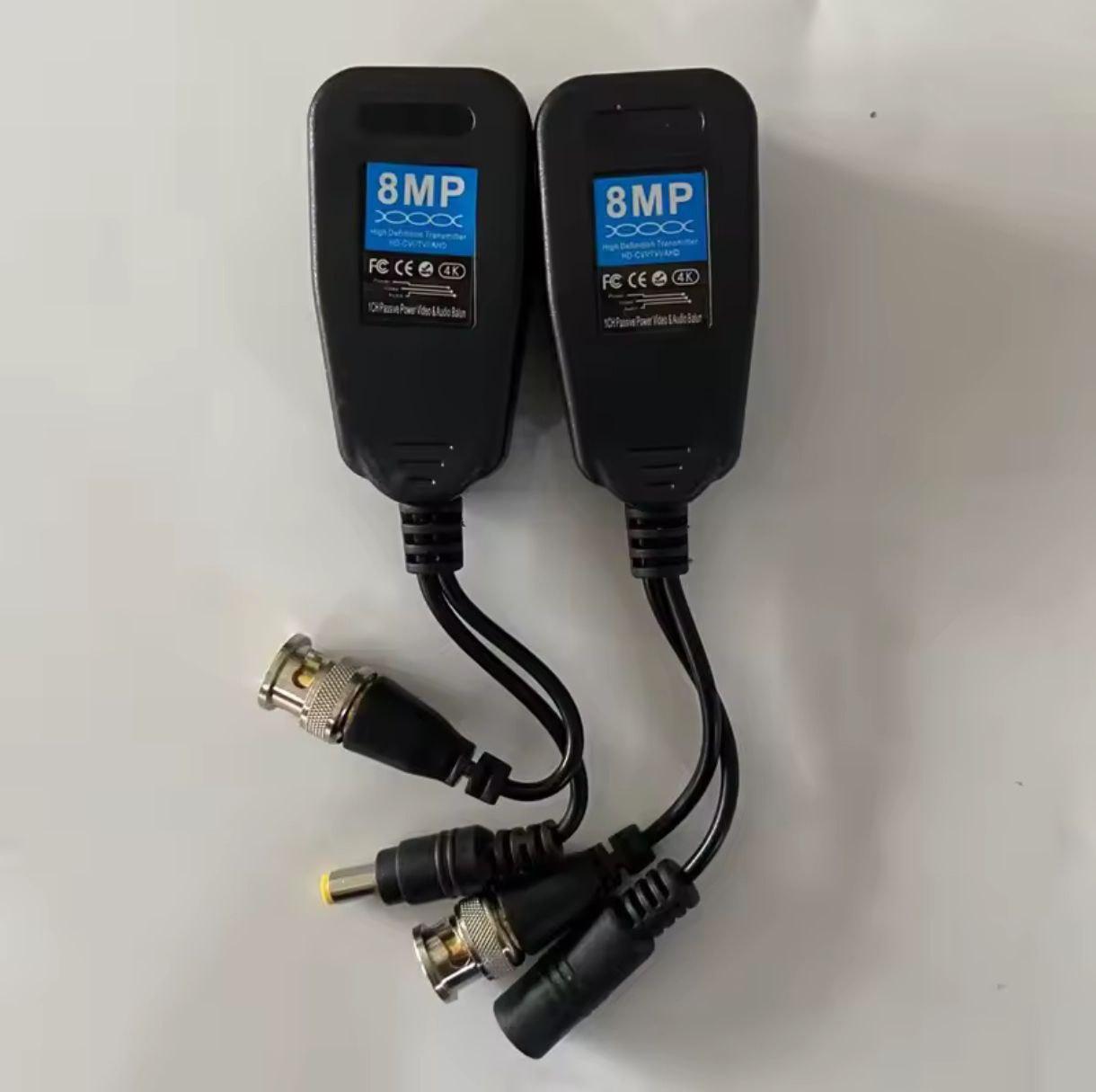 Пасивний Balun RJ45. Приймач Balun BNC — LAN 8Mp