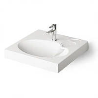 Акриловий умивальник, на пральну машинку 60х60х9 см (з мильницею)