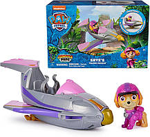 Машинка Щенячий Патруль у Джунглях Літак Скай Сокіл Paw Patrol Skye Falcon Jungle Cruiser