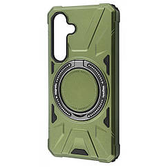 Чехол WAVE Iron Grip with Magnetic Ring Samsung Galaxy S23 FE dark green