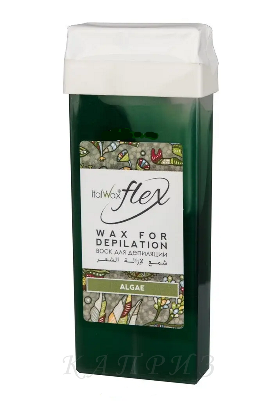Віск для депіляції ItalWax Flex Водорості в картриджі 100 мл, фото 1