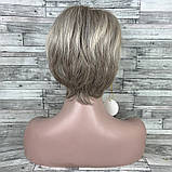Перука блонд блондинки коротка стрижка жіноча для жінок для щоденної носки, фото 3