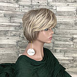 Перука блонд блондинки коротка стрижка жіноча для жінок для щоденної носки, фото 2