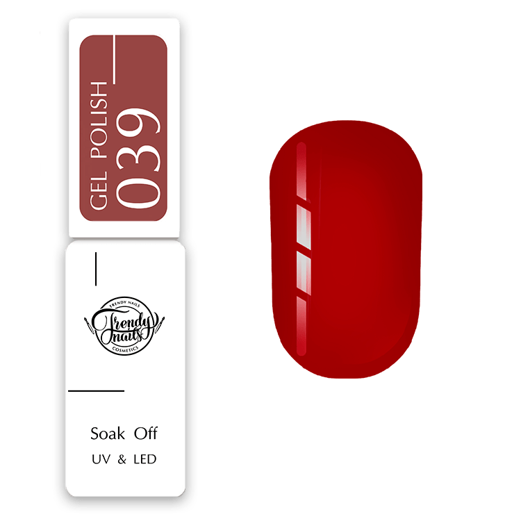 Гель лак Trendy Nails №039, 8 ml, фото 1