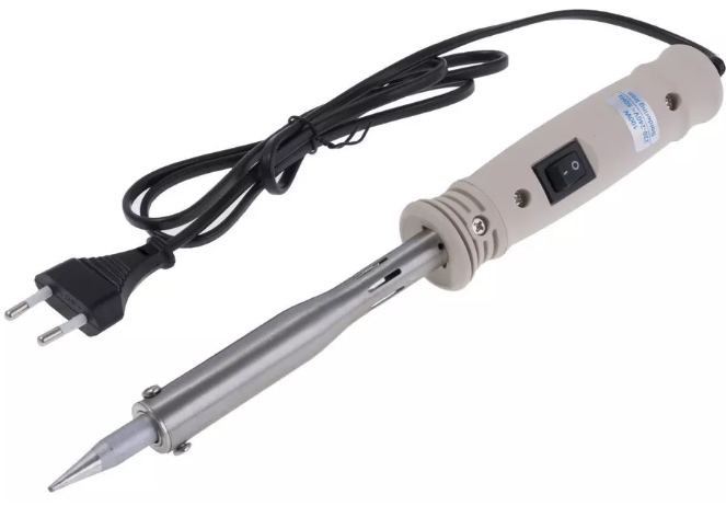 Паяльник ZD-715L 100W, + підставка, з кнопкою, професійний, жало B7-1, фото 1