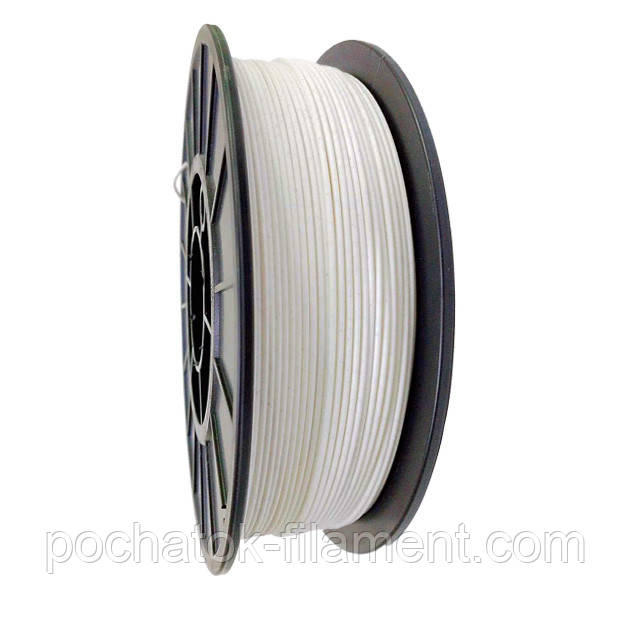 PLA филамент нить пластик для 3D принтера Pochatok Filament 1,75мм Білий мармур, фото 1