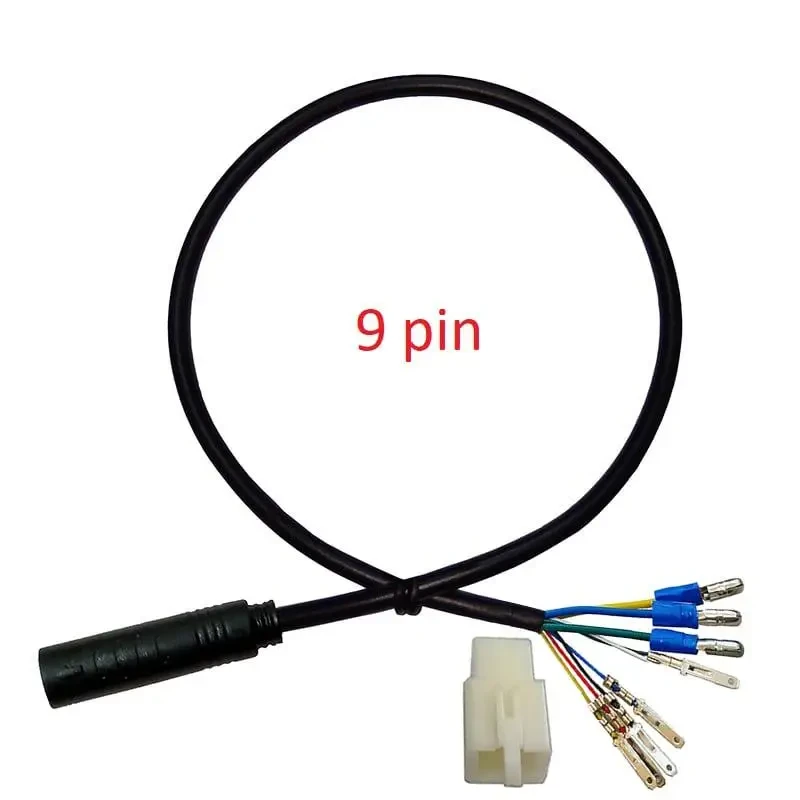 Кабель 0,6 м для переднього мотор-колеса (мама/роз'єм 3+6)