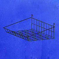 Кошик - полиця навісна на сітку 50х25, чорна