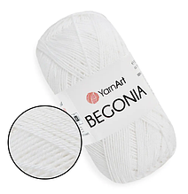 YarnArt Begonia, Супер білий №1000