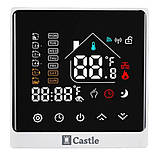 Терморегулятор програматор Castle AC8400H ЧОРНИЙ/ СРІБЛО/ БІЛИЙ, фото 3