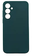Чохол Silicone Cover для Samsung Galaxy A35 5G / A356 бампер із мікрофіброю зелений